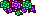 Purple and green flower decoration.png